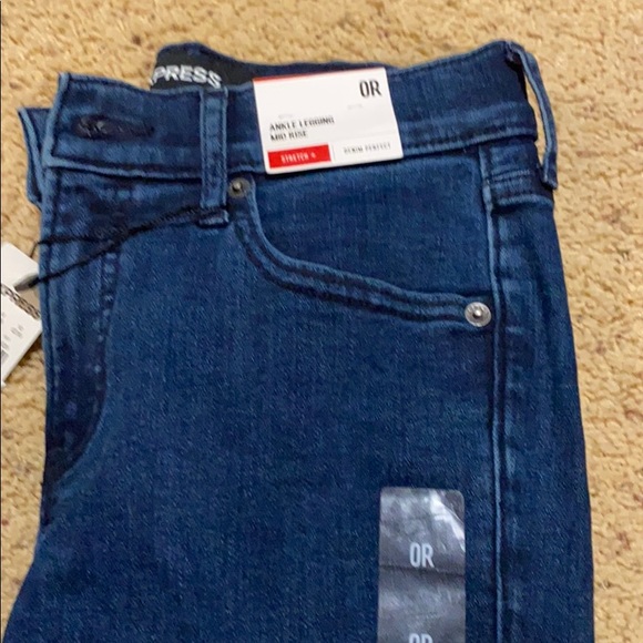 Express-Ankle Legging Mid Rise Stretch Jeans-0R-80
